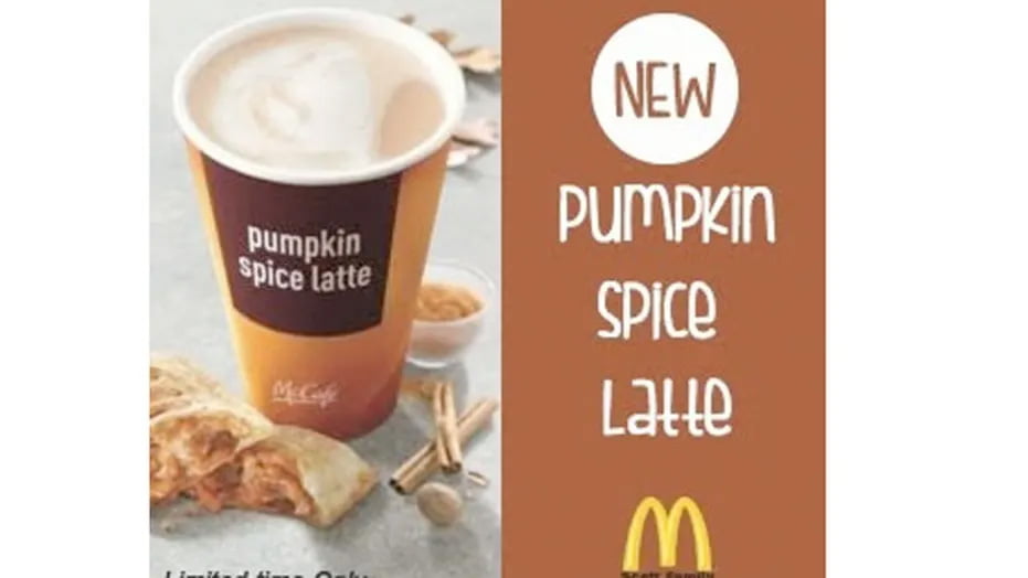 Fishfingers Font at Mcdonalds Spicelatte