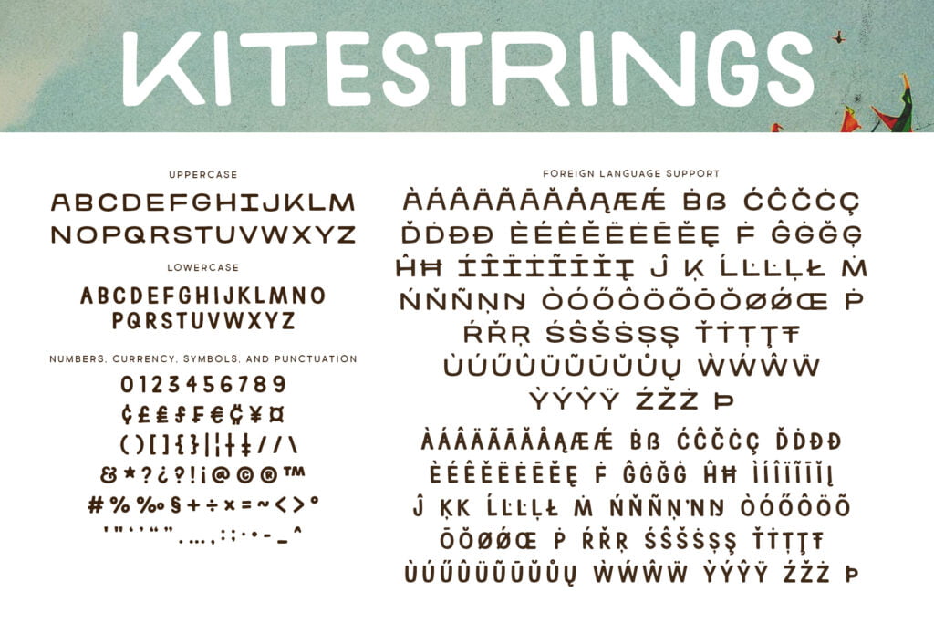 Kitestrings Regular Letters