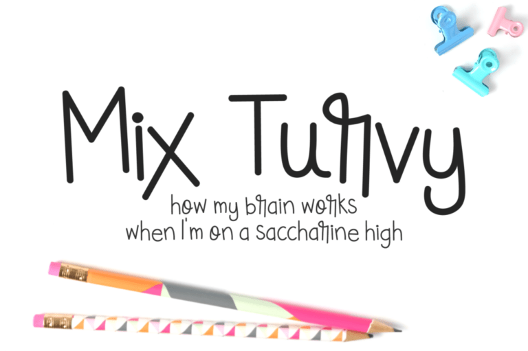 Mix Turvy Font