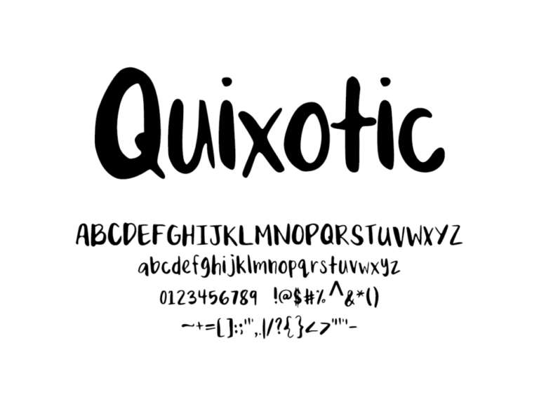 Mix Quixotic Font