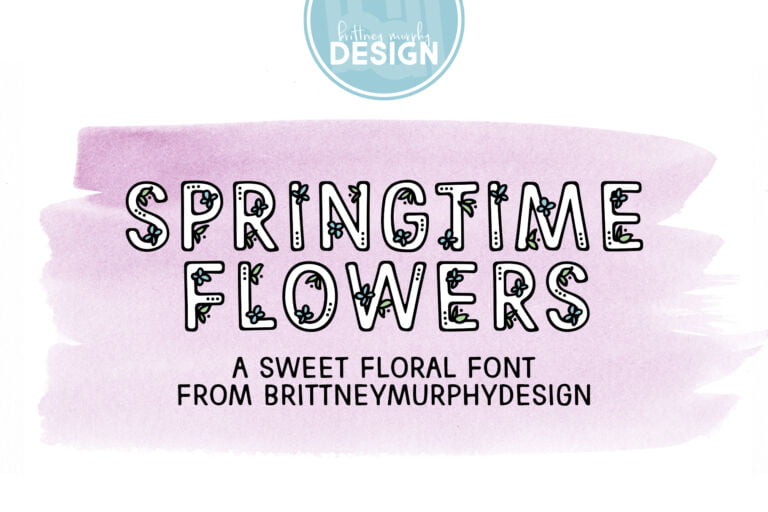 Springtime Flowers Regular Title