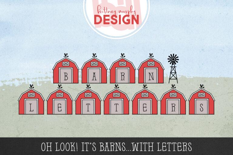 Barn Letters Regular Title