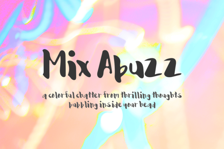 Mix Abuzz Font Cover
