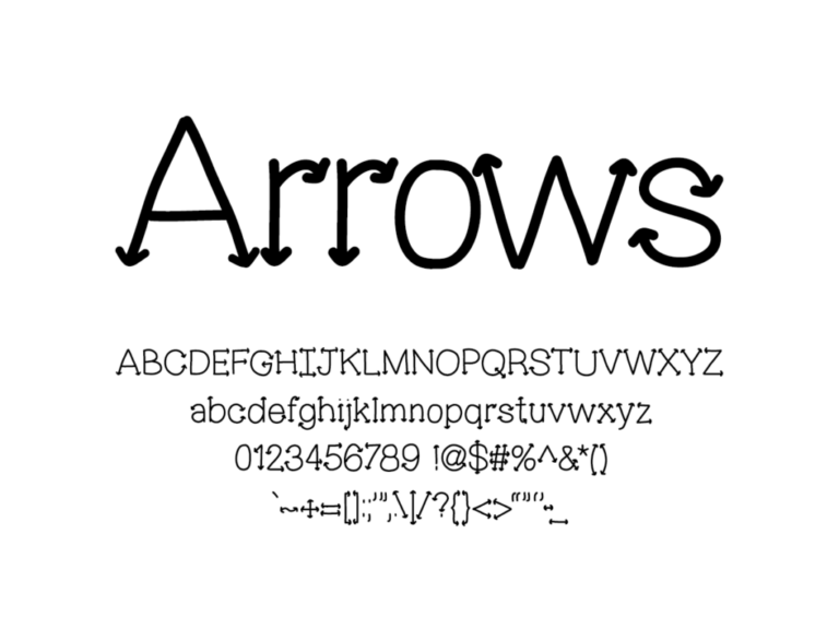 Mix Arrows Font