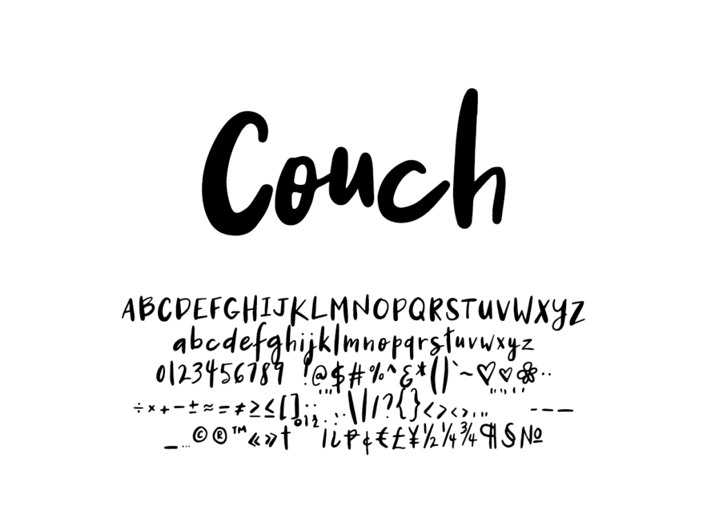 Mix Couch Font