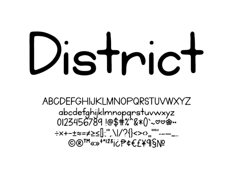 Mix District Font