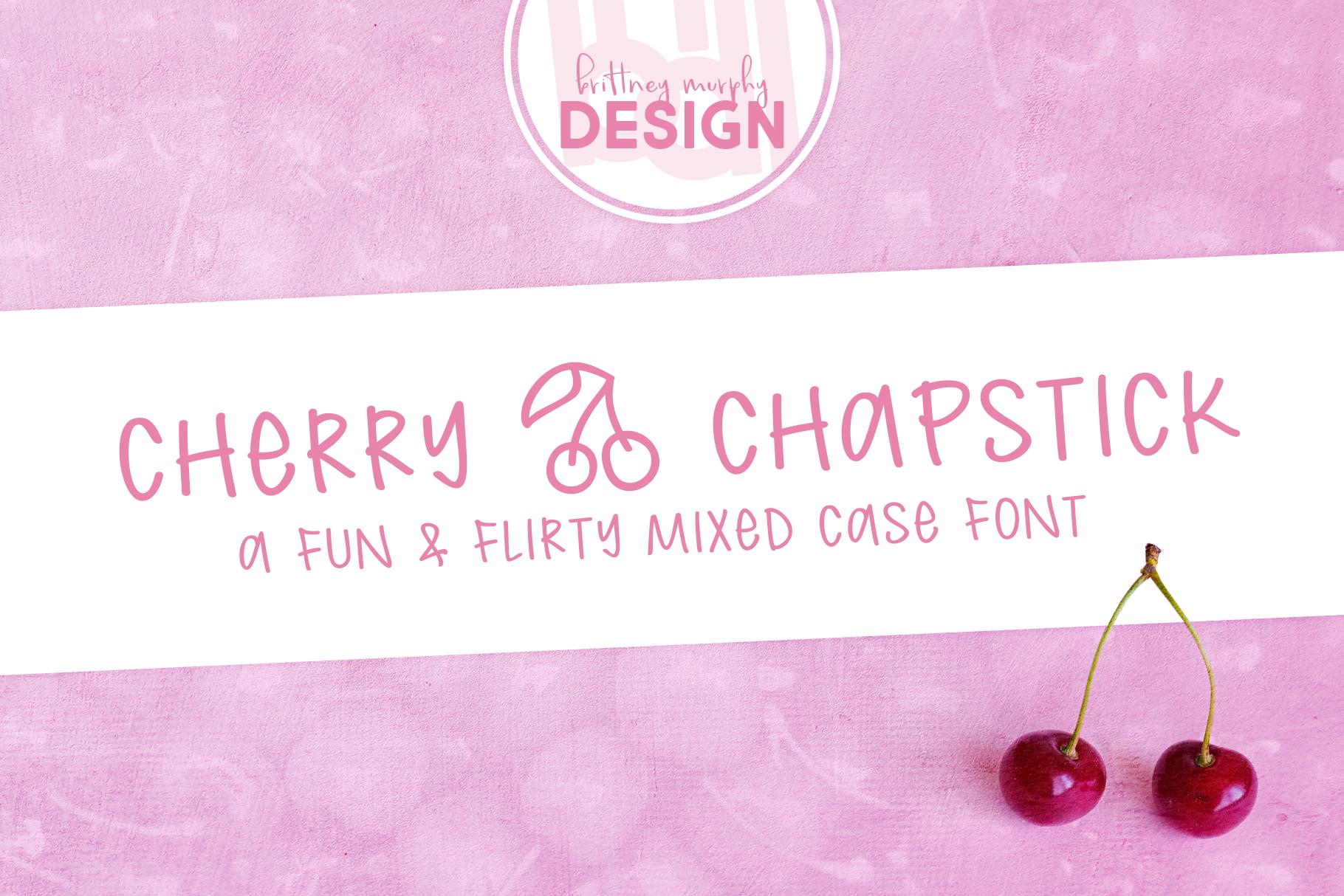 Cherry Chapstick Font MakersType