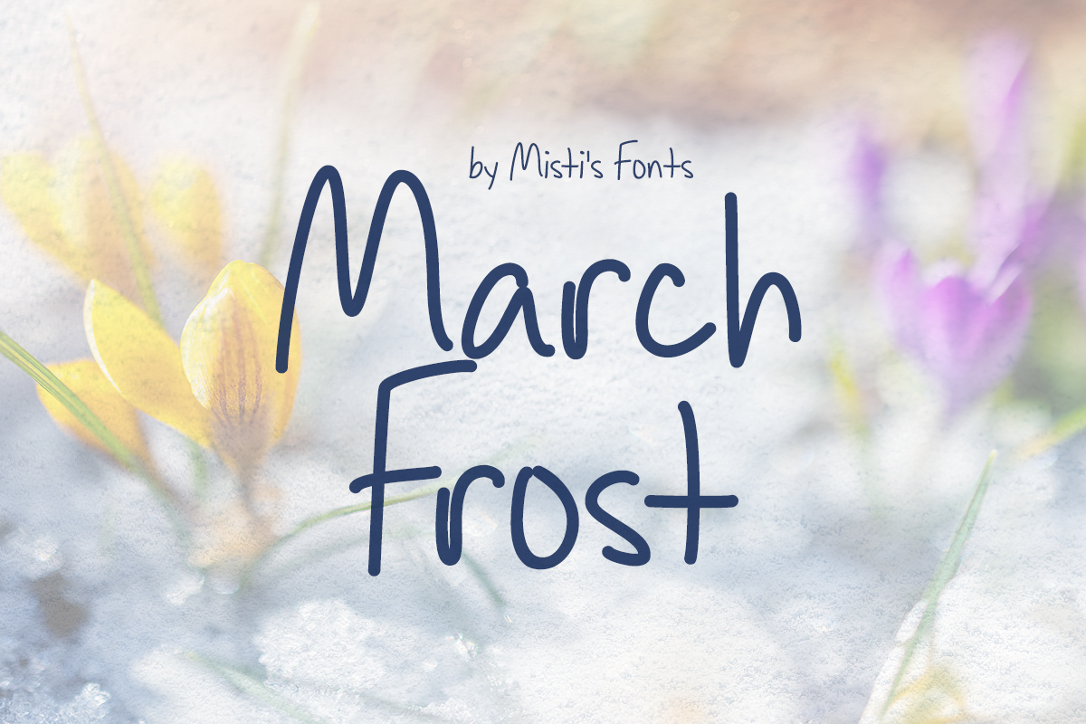 March Frost Graphic