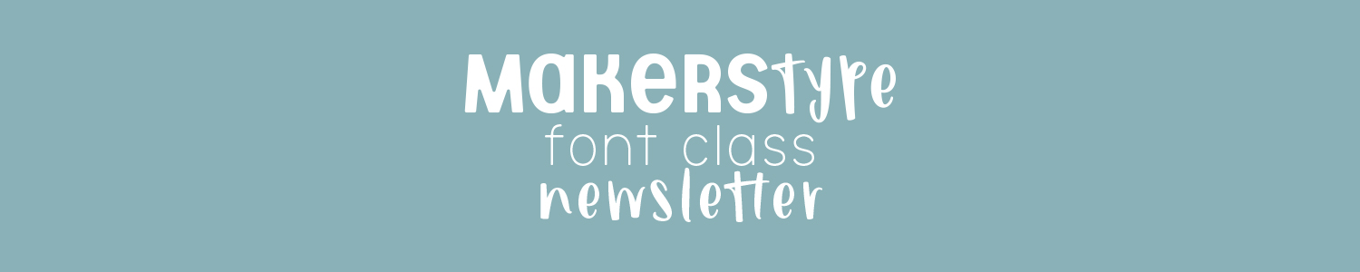 Font Class Newsletter Wide