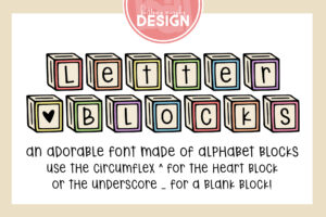 Letter Blocks Graphic