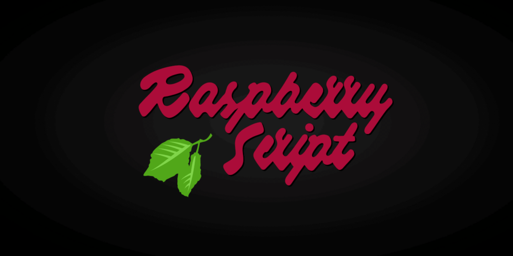 Raspberry Script Poster01