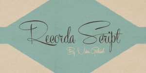 Recorda Script Poster