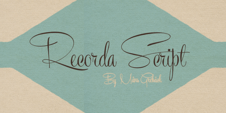 Recorda Script Poster