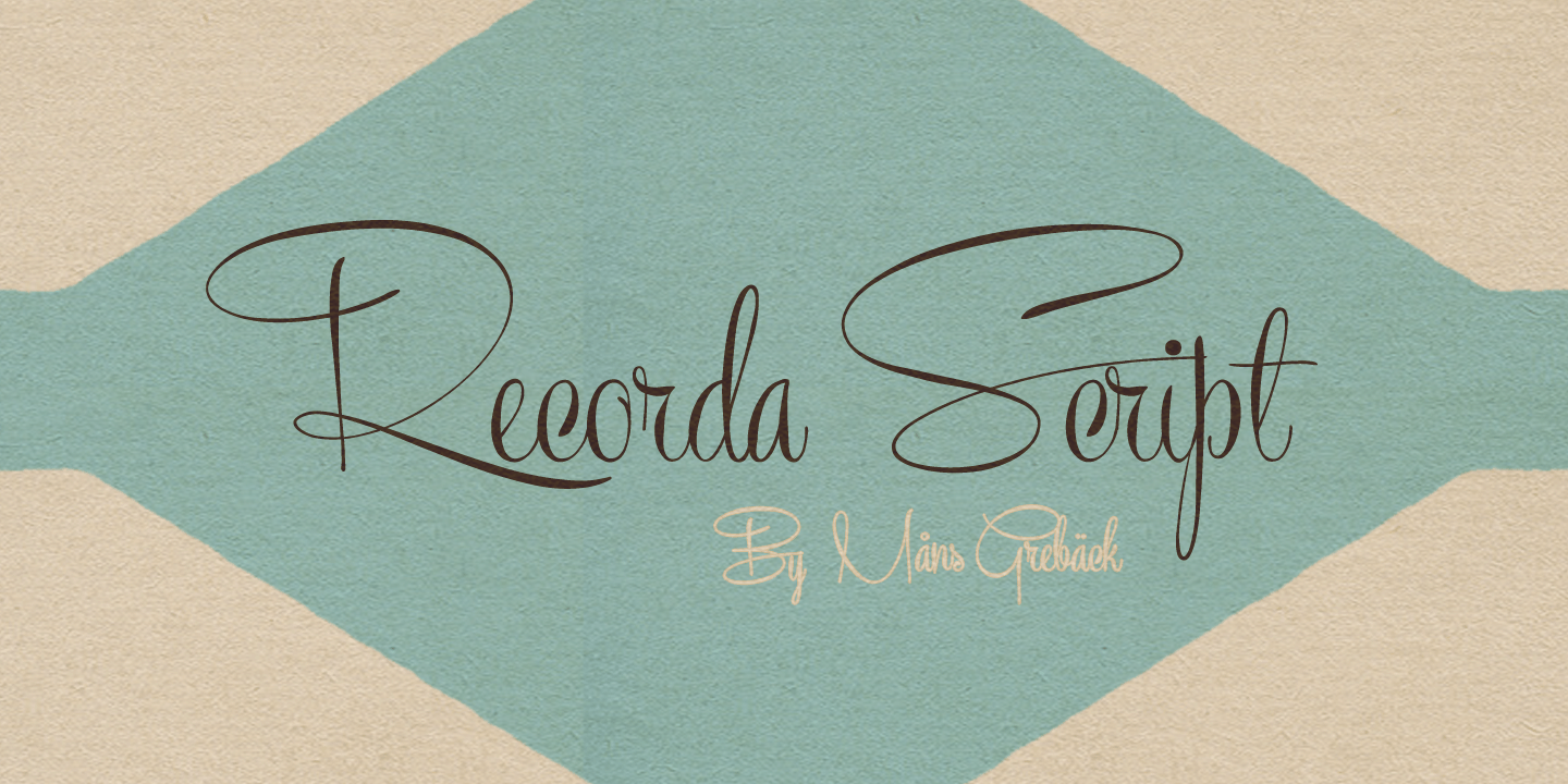 Recorda Script Poster