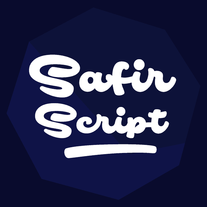 Safir Script Flag