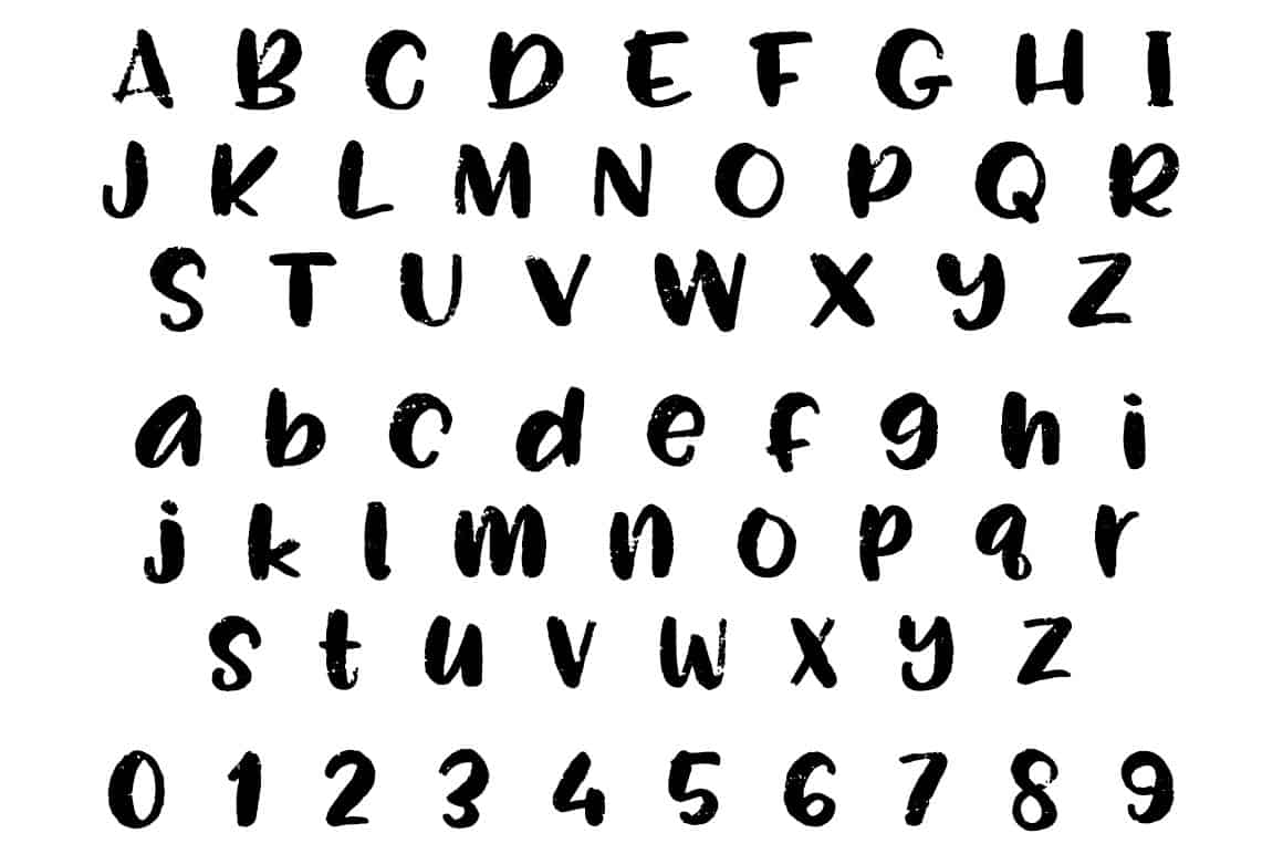 Roughpuff Alphabet