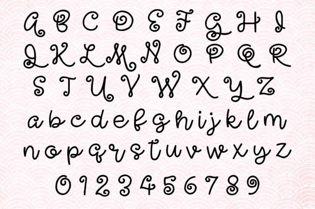 Undulant Alphabet