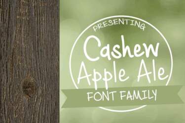 Cashew Apple Ale Font Family