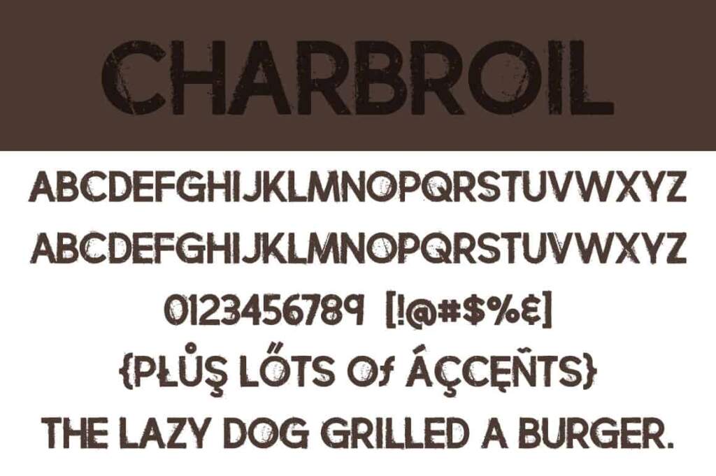 Charbroil Letters