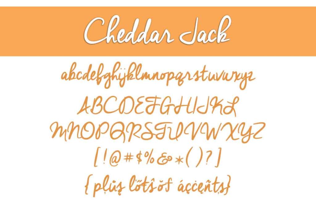 Cheddar Jack Letters