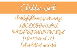 Cheddar Jack Letters