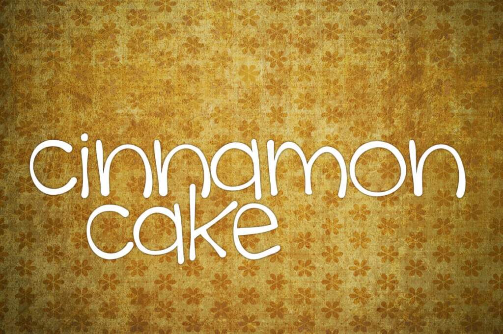 Cinnamon Cake