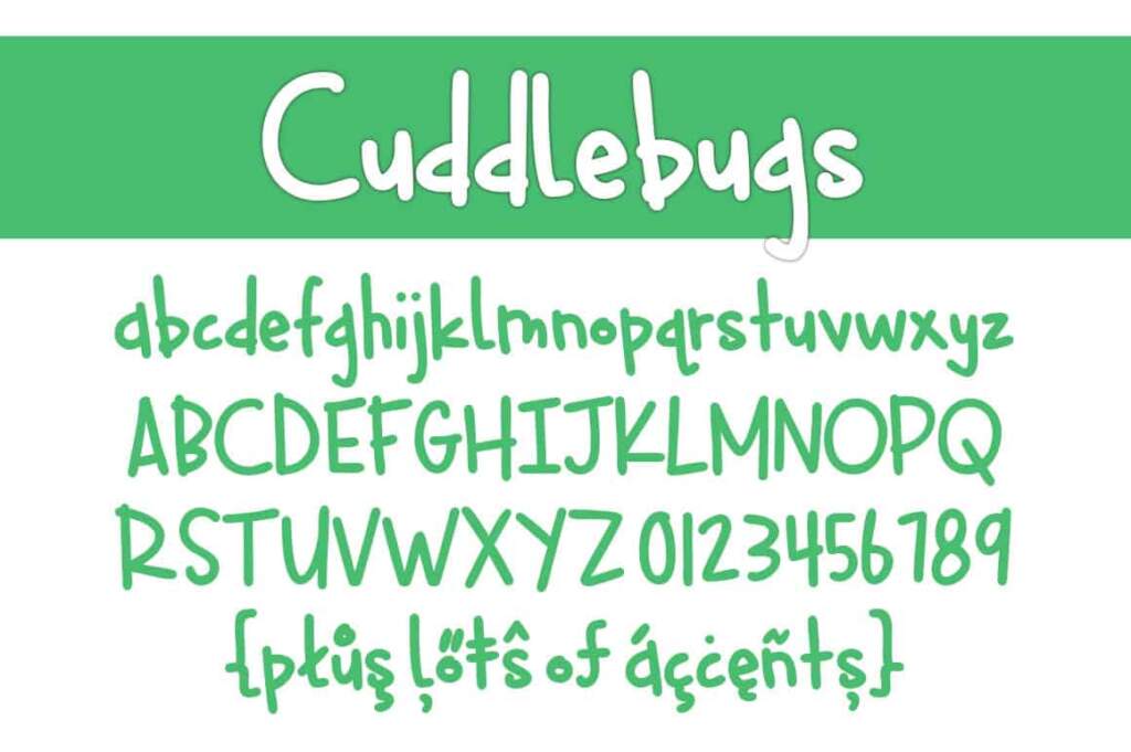 Cuddlebugs Letters