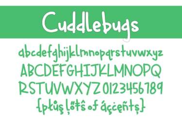 Cuddlebugs Letters