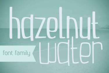 Hazelnut Water Font Family