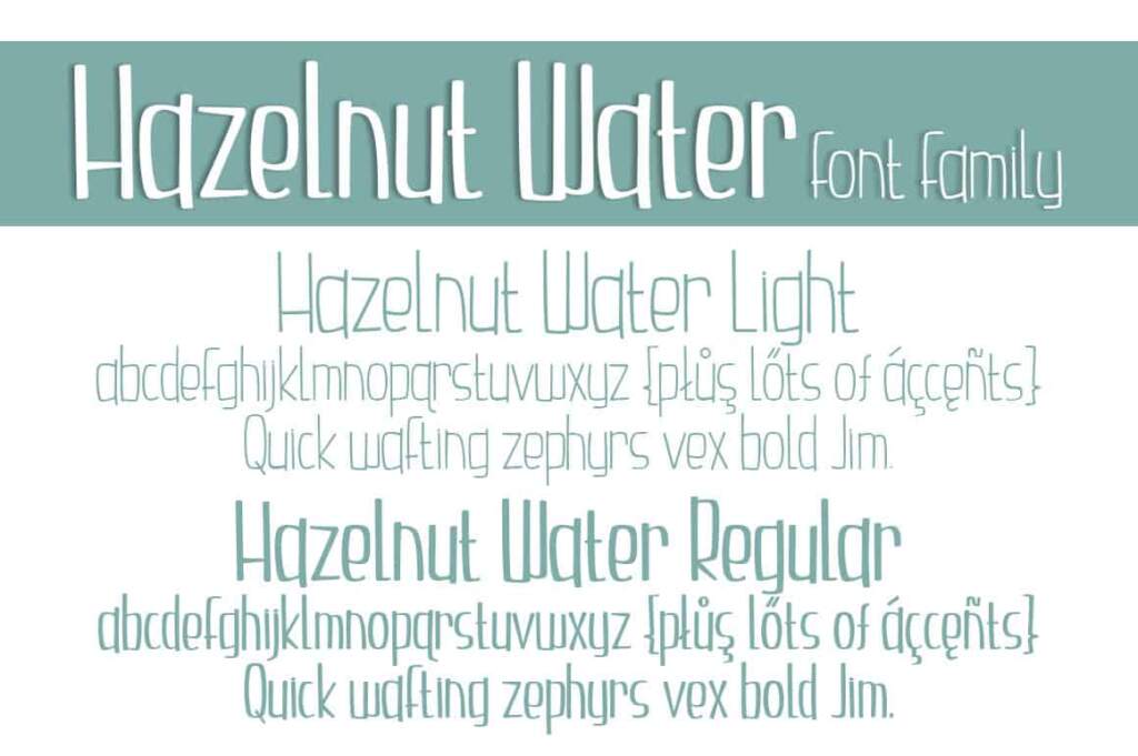 Letters Font Family