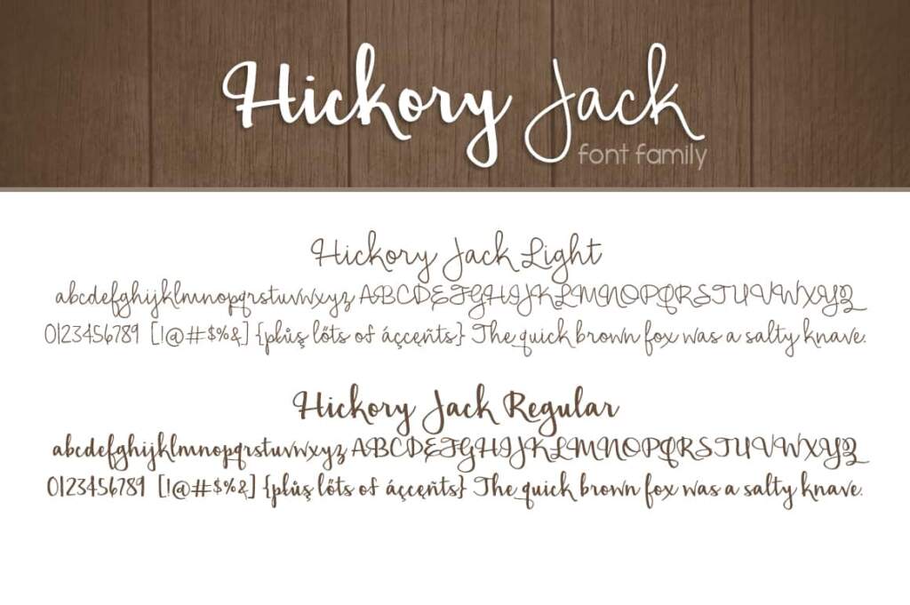 Hickory Jack Font