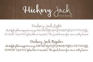 Hickory Jack Ff Letters