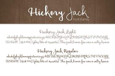 Hickory Jack Ff Letters