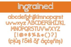 Ingrained Letters