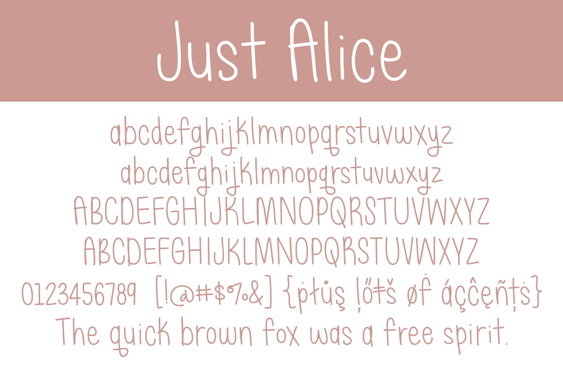 Just Alice Letters