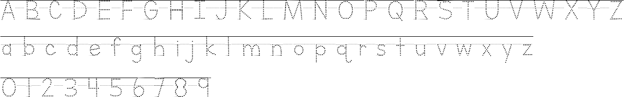 Letters For Learners Character Map