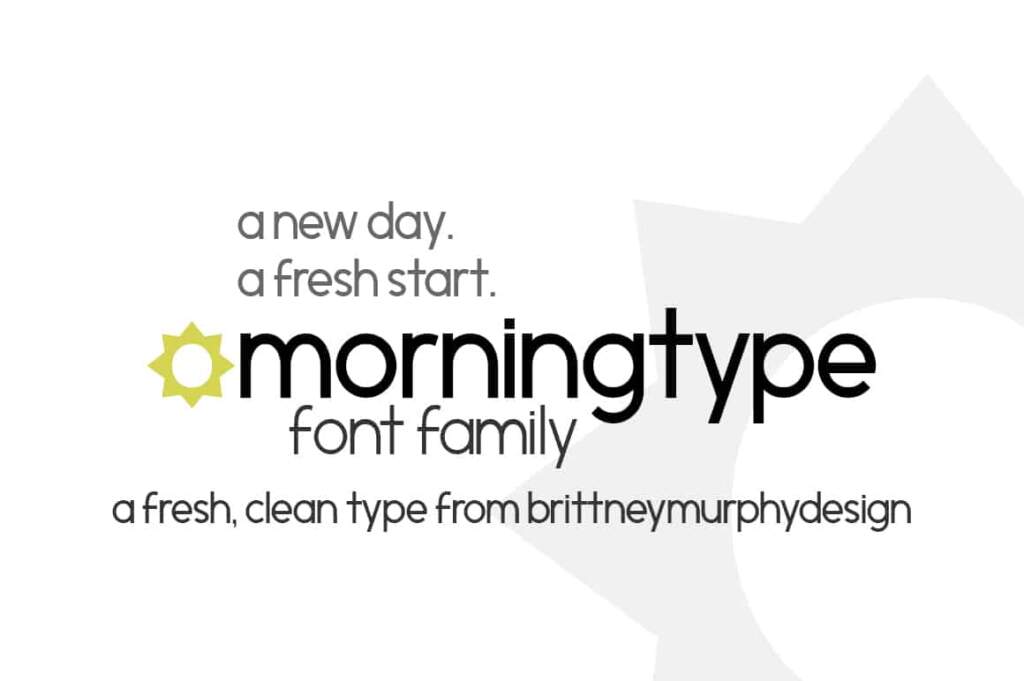 Morningtype Font Family