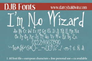 DJB Im No Wizard Graphic