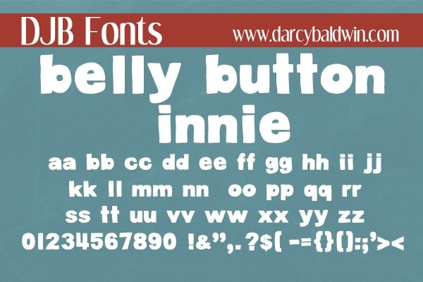 Djbfonts Bellybuttoninnie4