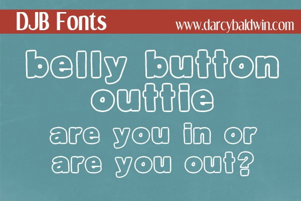 Djbfonts Bellybuttonouttie3