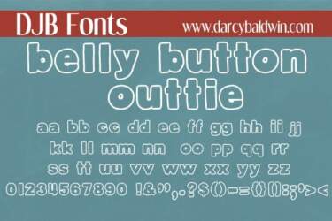 Djbfonts Bellybuttonouttie4