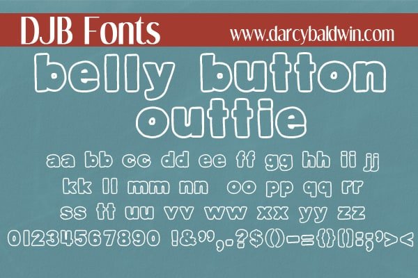 Djbfonts Bellybuttonouttie4