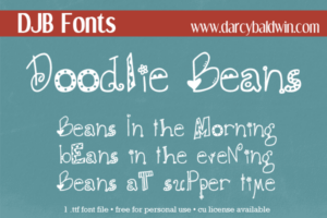DJB Doodlie Beans Graphic