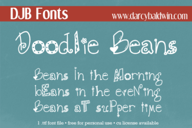 Djbfonts Doodliebeans