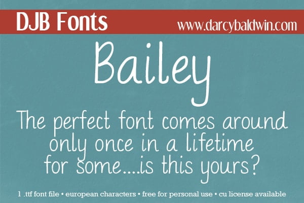 Dbaldwin Bailey Font3