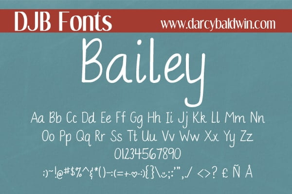 Dbaldwin Bailey Font4