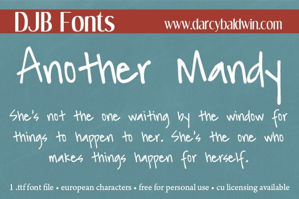 Djbfonts Anothermandy2