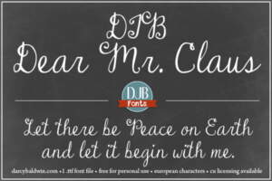 Djbfonts Dearmrclaus2