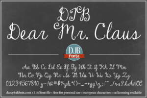 Djbfonts Dearmrclaus3