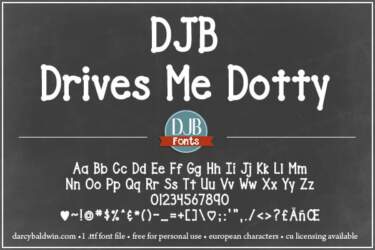 Djbfonts Drivesmedotty3